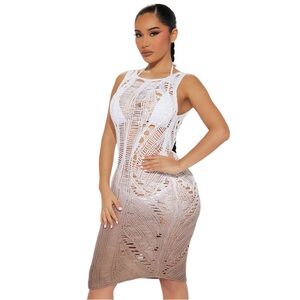 Crochet Cover Up Dress